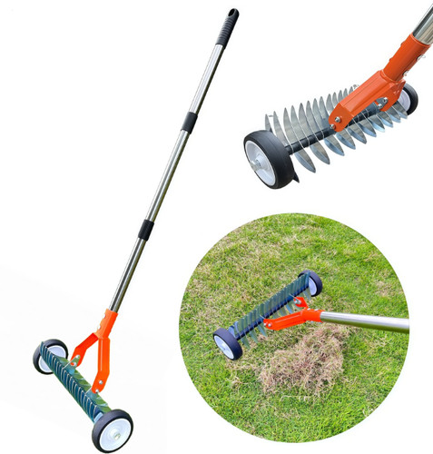 Lawn rolling aerator - lawn, scarifier