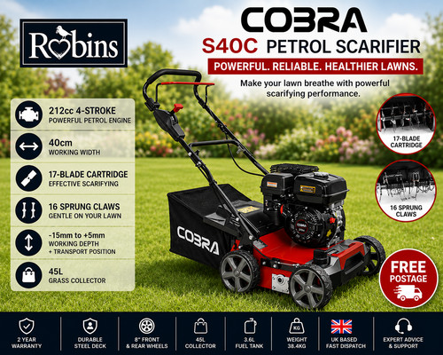 Cobra s40c 212cc 4 - 16, in